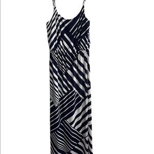 Womens abstract maxi dress Small